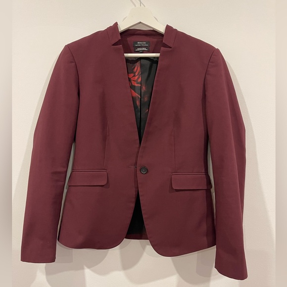 RW& co blazer rich wine colour 6 - Picture 1 of 6